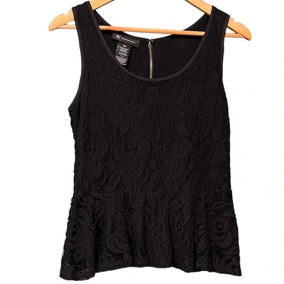 INC black fancy top, size medium - Picture 1 of 3
